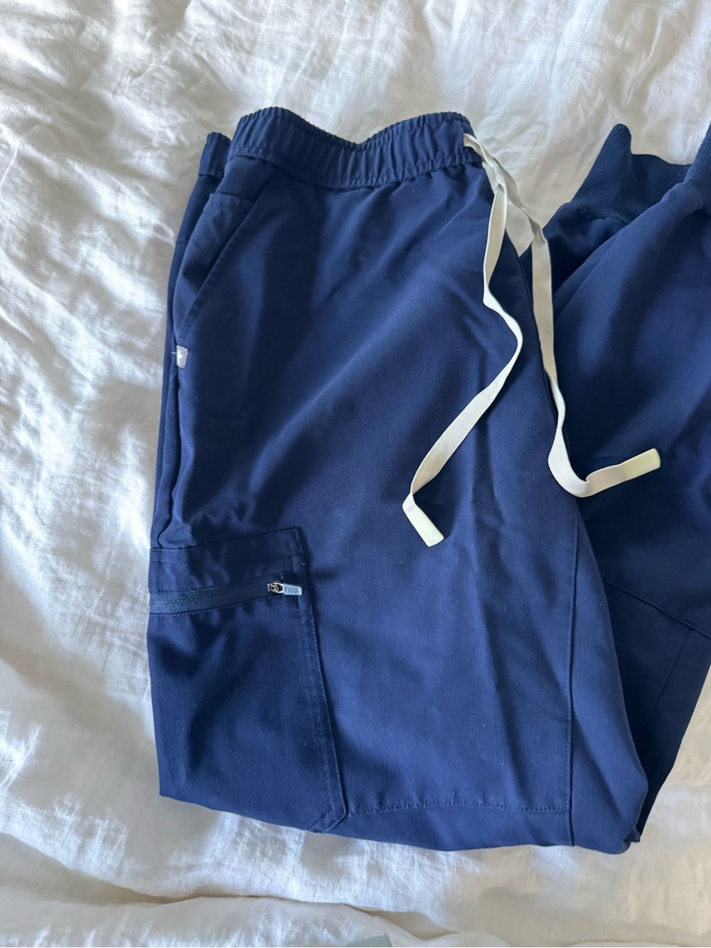 Figs Navy Blue Drawstring Joggers